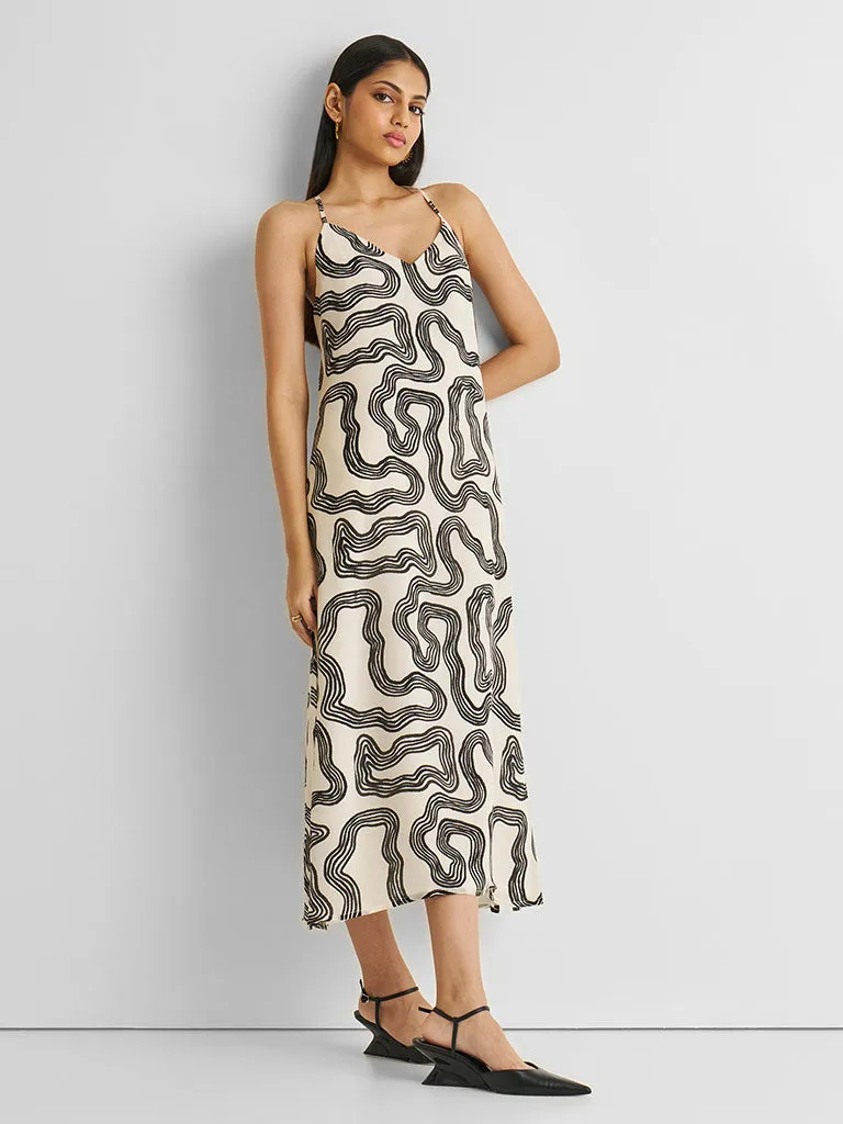 Midi Maze Slip Dress