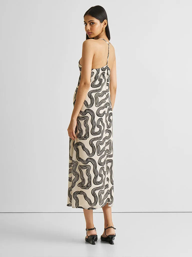 Midi Maze Slip Dress