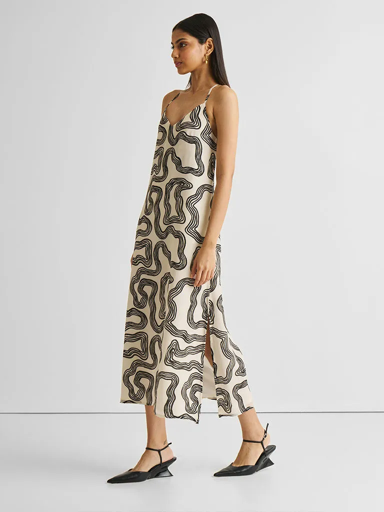 Midi Maze Slip Dress