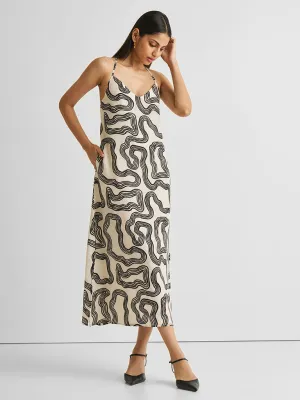 Midi Maze Slip Dress