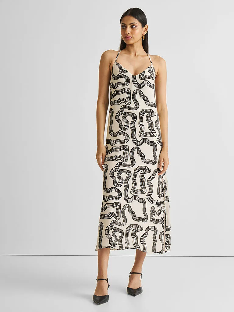 Midi Maze Slip Dress