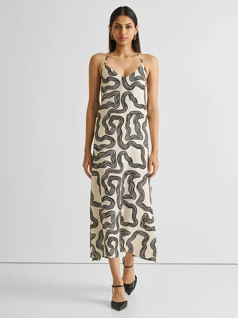 Midi Maze Slip Dress