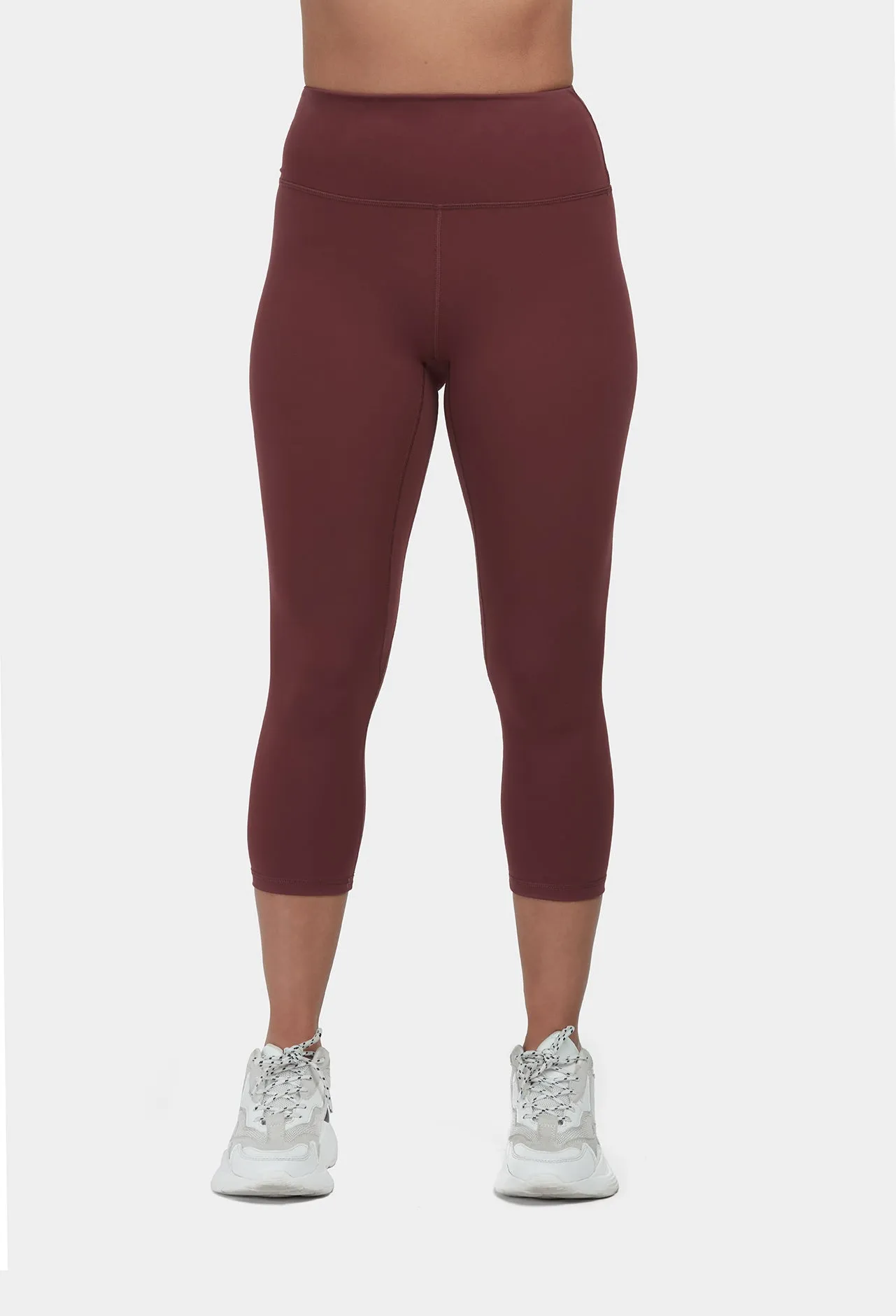 Move More Burgundy Capri Leggings