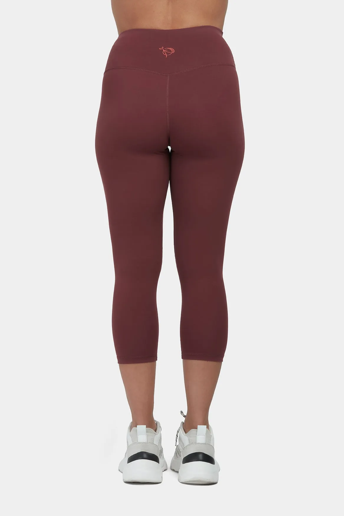 Move More Burgundy Capri Leggings
