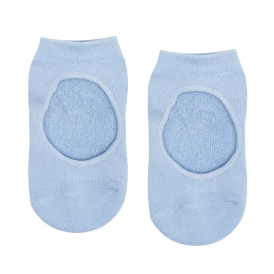 MoveActive Slide On Non Slip Grip Sock - Powder Blue