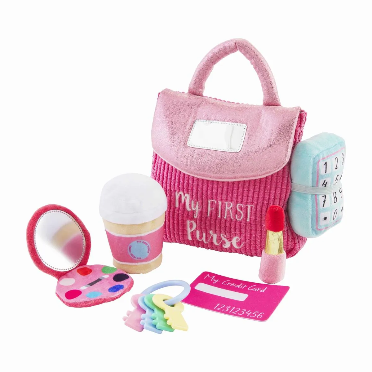 Mud Pie My First Purse Plush Play Set