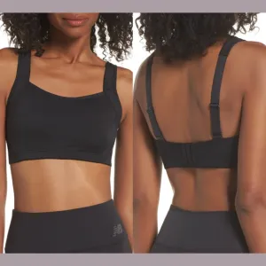 NEW‎ New Balance Breakthrough High Impact Sports Bra in Black [SZ 32D US]