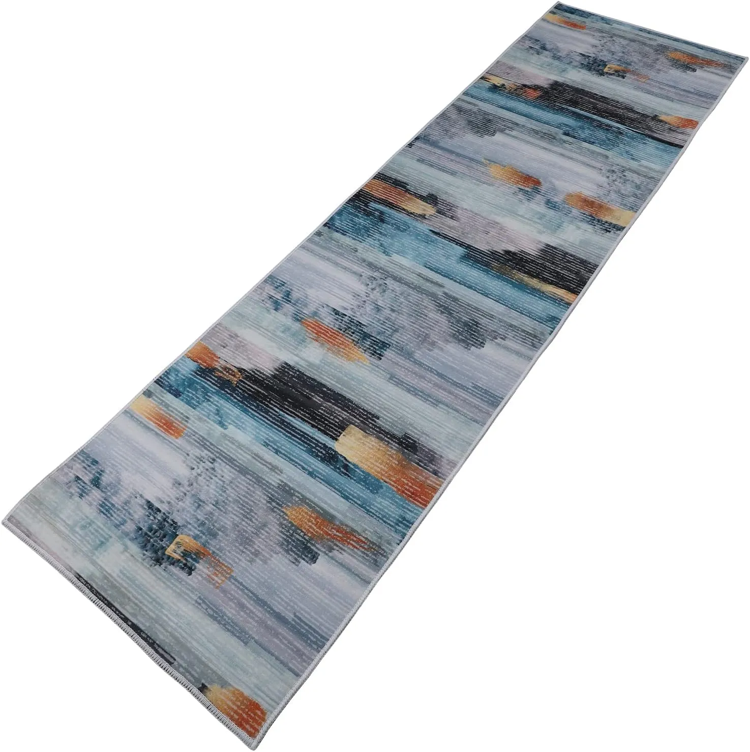 NEW pomhrory Runner Rug Carpet 2 FT 7 Inch X 10 FT with Non Slip Grip Back Anti Skid Area Rug for Hallway Kitchen Living Room Bed