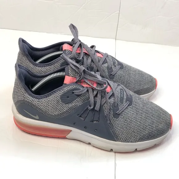 Nike Air Max Sneakers Girls Youth 5.5Y Athletic Running Shoes 922885-003