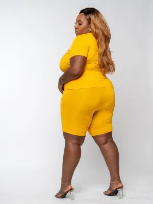 Not So Basic Set-Mustard Yellow(Plush Size)