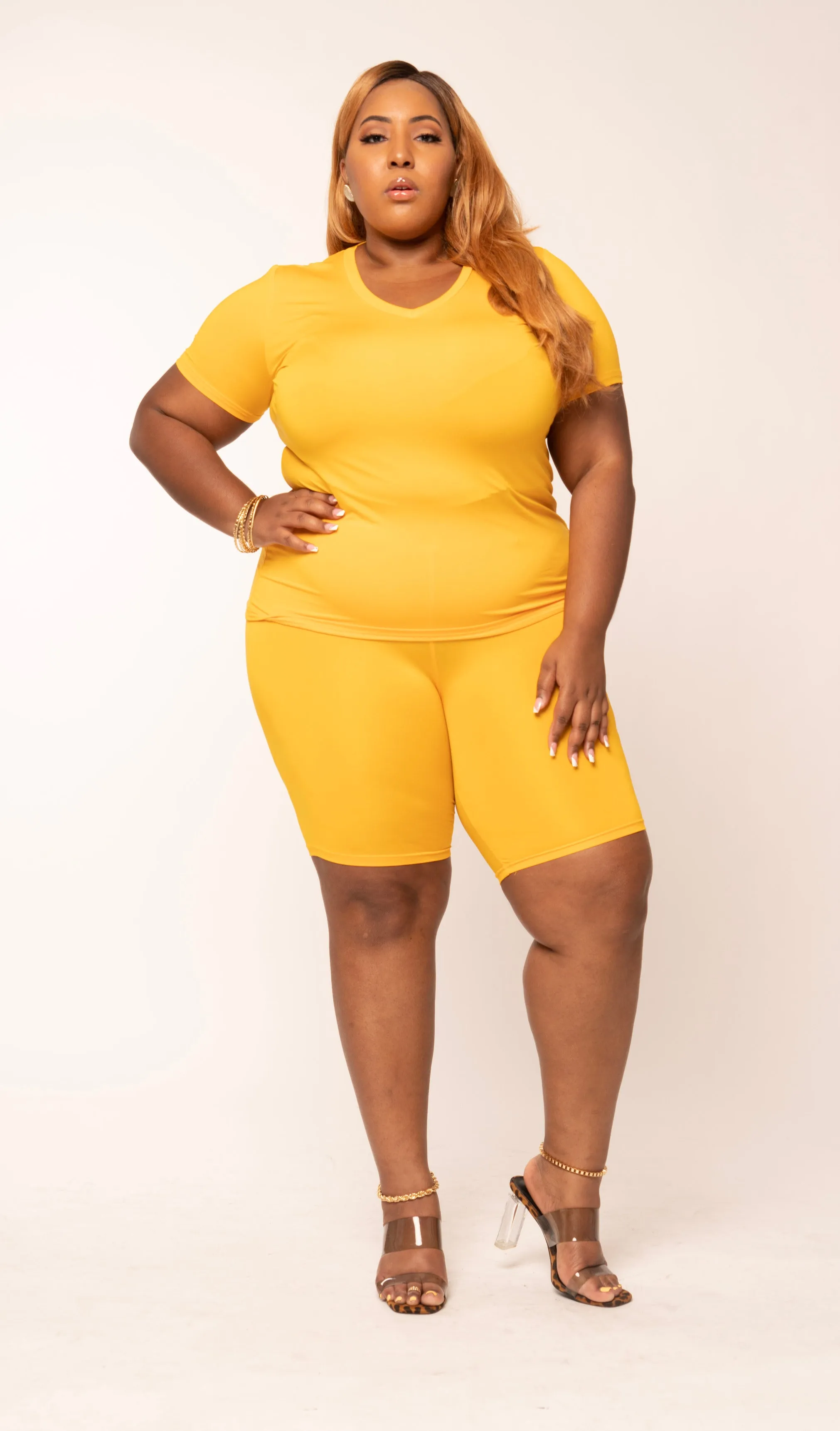 Not So Basic Set-Mustard Yellow(Plush Size)