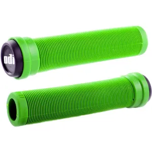 ODI Longneck Flangeless Soft Grips Lime