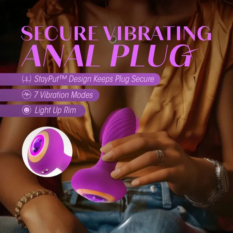 Oh My Gem - Charm Plug - Amethyst - Purple