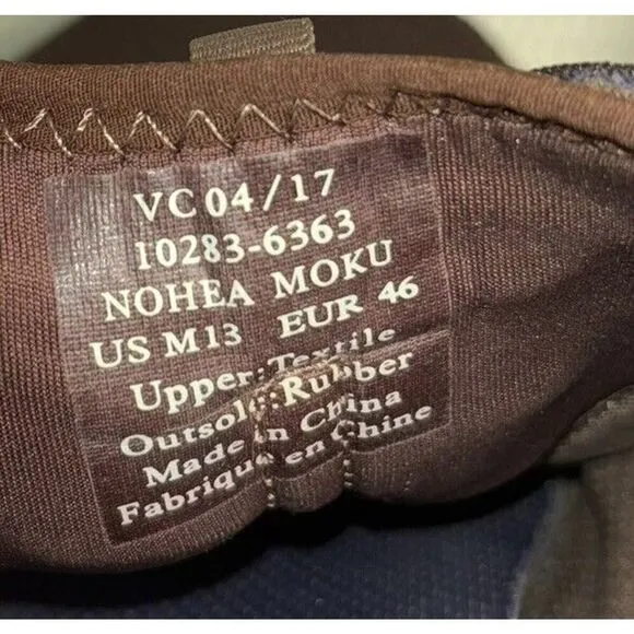 OluKai Nohea Moku Comfort Sneakers Men’s Size 13 10283-6363 Brown Slip On