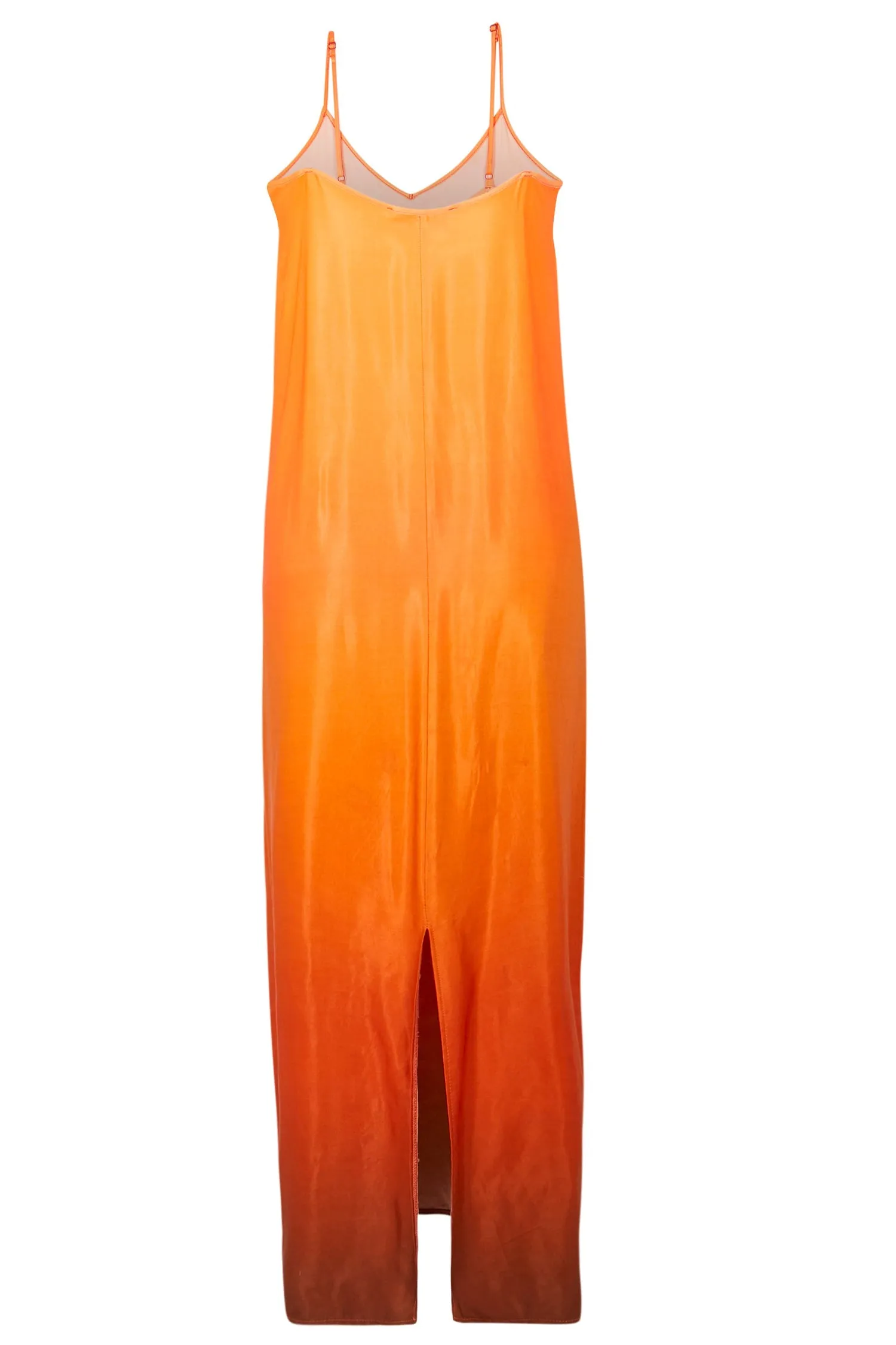 Orange Ombre Slip Dress