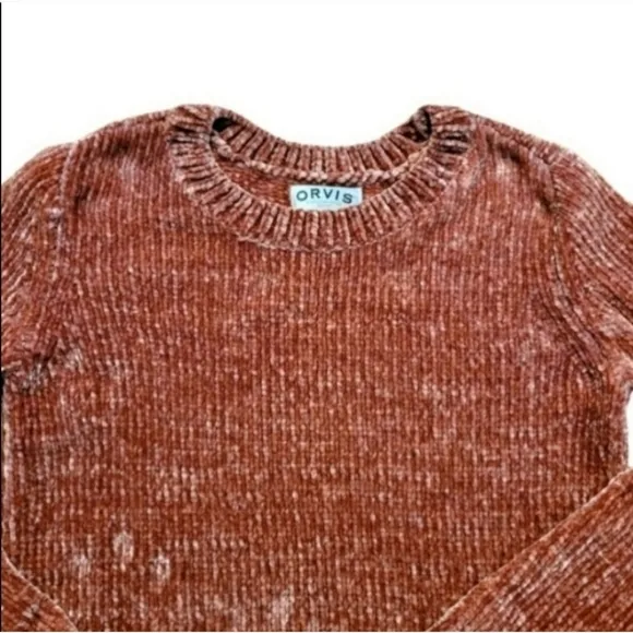 Orvis' Chenille Sweater Sz S
