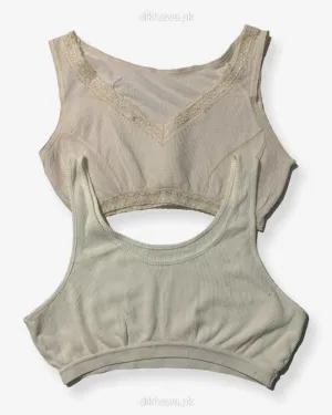 Pack Of 2 - Impact Non Padded Sports Bra  Ladies Jogging Bra Imported Stocklot Branded Sports Bra