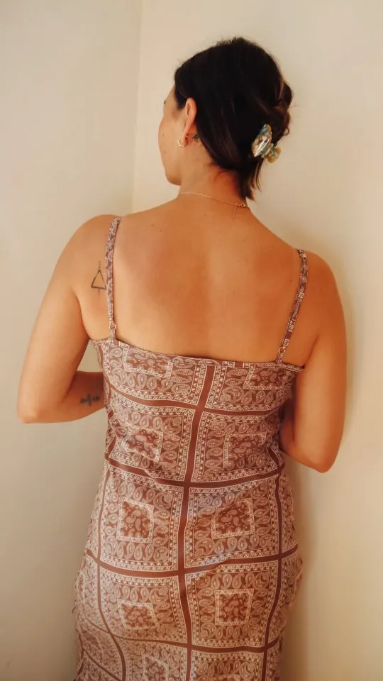 Paisley Slip Dress