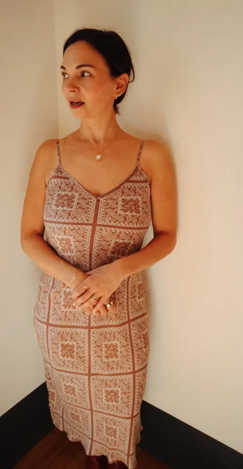 Paisley Slip Dress