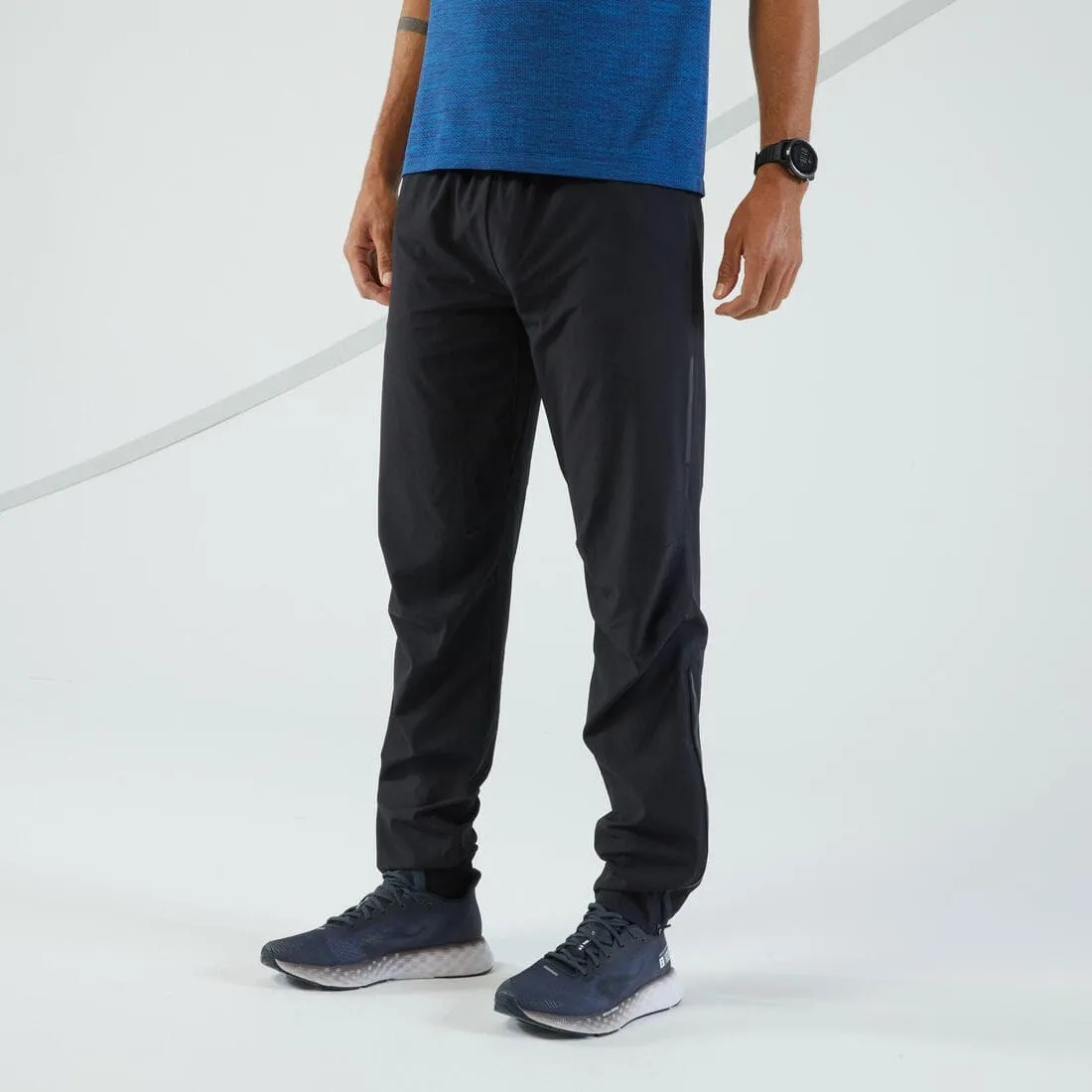 Pantalon de running léger Homme - KIPRUN Run 500 Light Noir