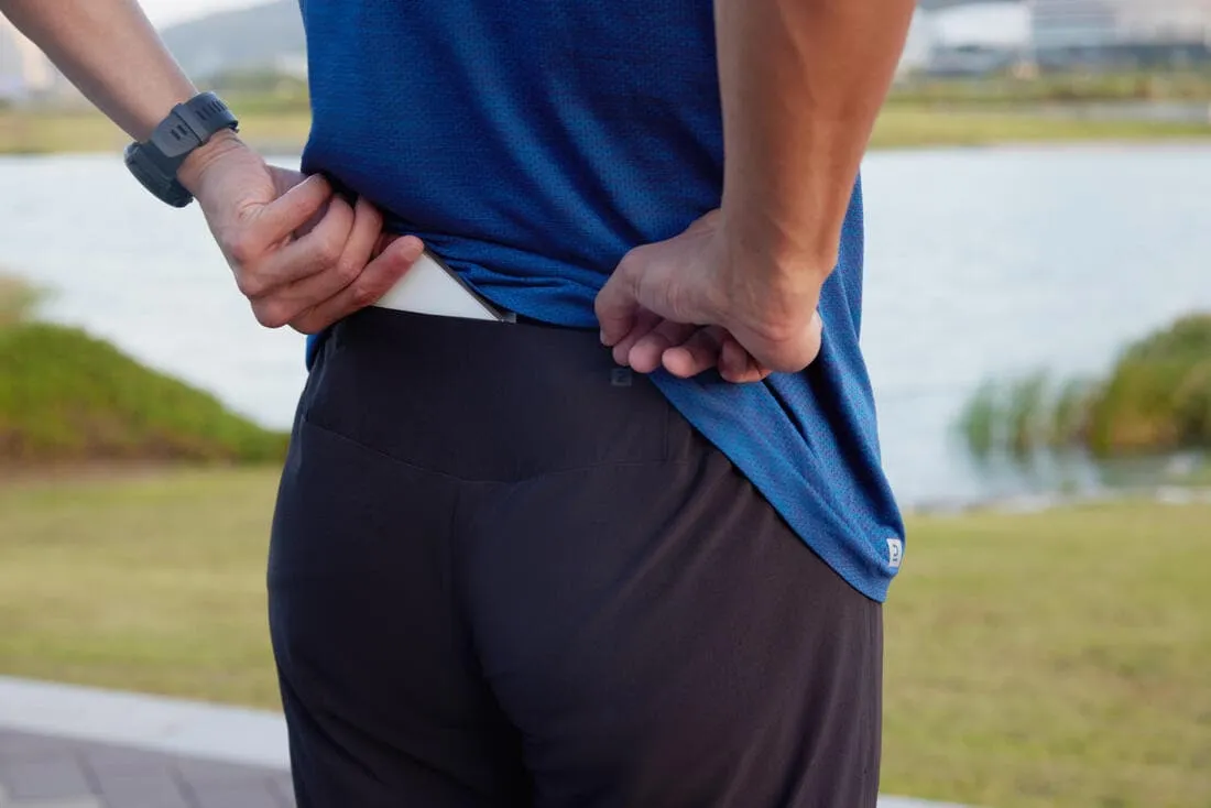 Pantalon de running léger Homme - KIPRUN Run 500 Light Noir