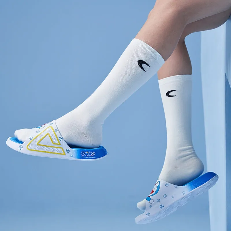 PEAK Women's Taichi Slides - White/Ice Blue