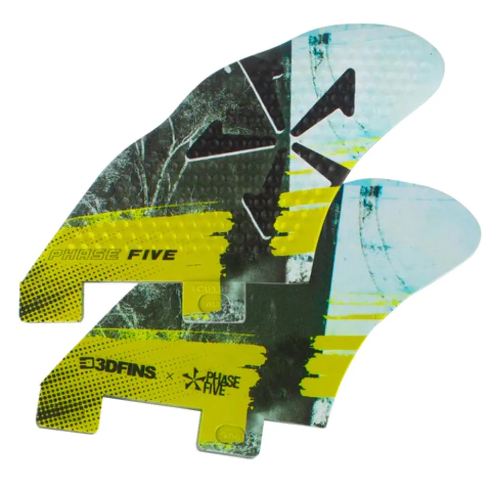 PHASE 5 3D SPEED BASE TWIN FIN SET DIAMOND