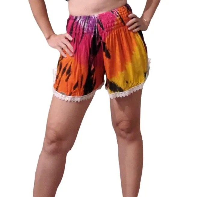 Plus Short - Tie Dye Spiral - Dark