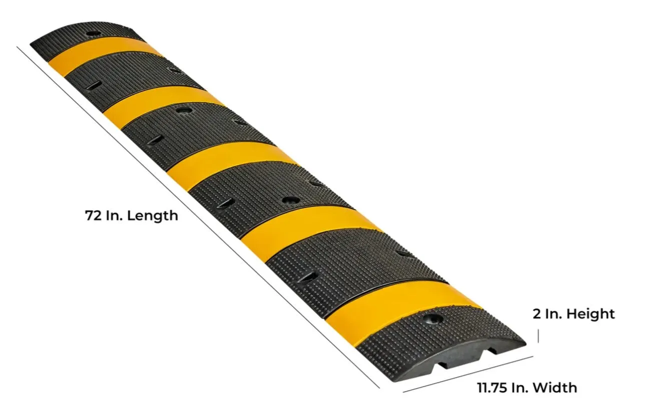 Premium Striped Speed Bump