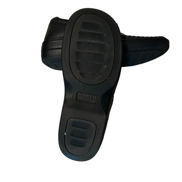 Propet Black Olivia Stretchable Diabetic Orthopedic Hook &amp; Loop Closure 6.5 Shoe