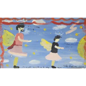 "Friends Walking to the Moon"