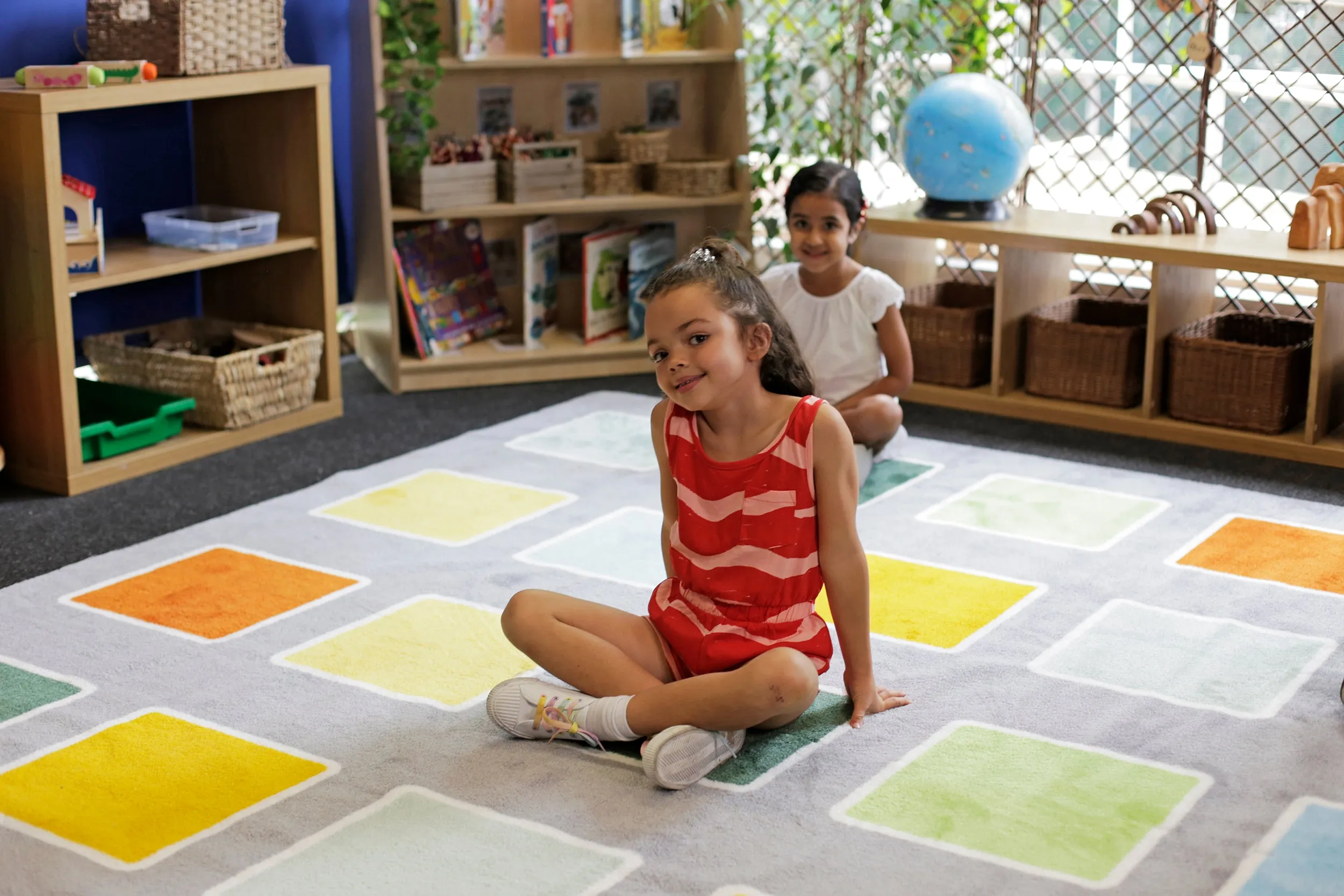 Rainforest Squares Placement Carpet 3x3m