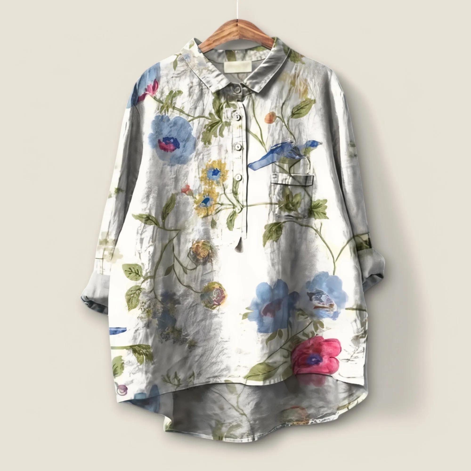 Robin - Floral Print Blouse