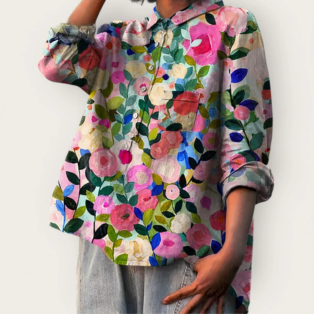 Robin - Floral Print Blouse