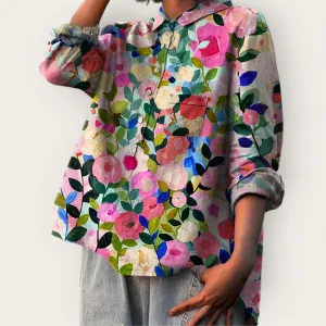 Robin - Floral Print Blouse