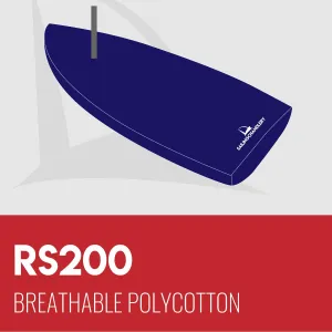 RS200 Boat Cover - Mast Up - Breathable Polycotton