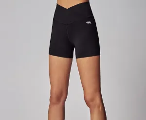 Running Bare Karma Ab-Tastic Sports Tight 4" - Black