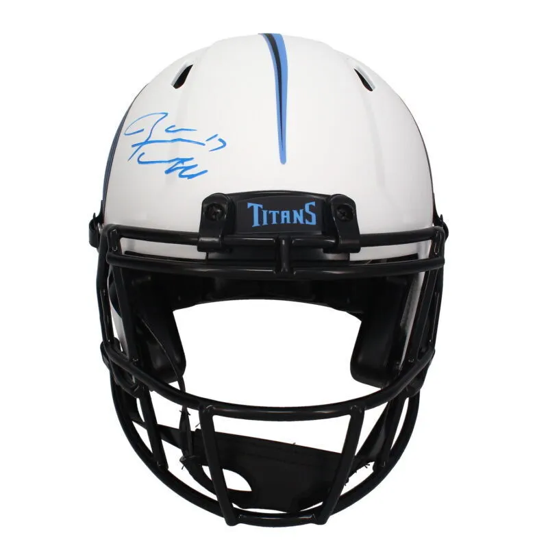 Ryan Tannehill Autographed Titans Lunar Eclipse Authentic Speed Helmet Fanatics
