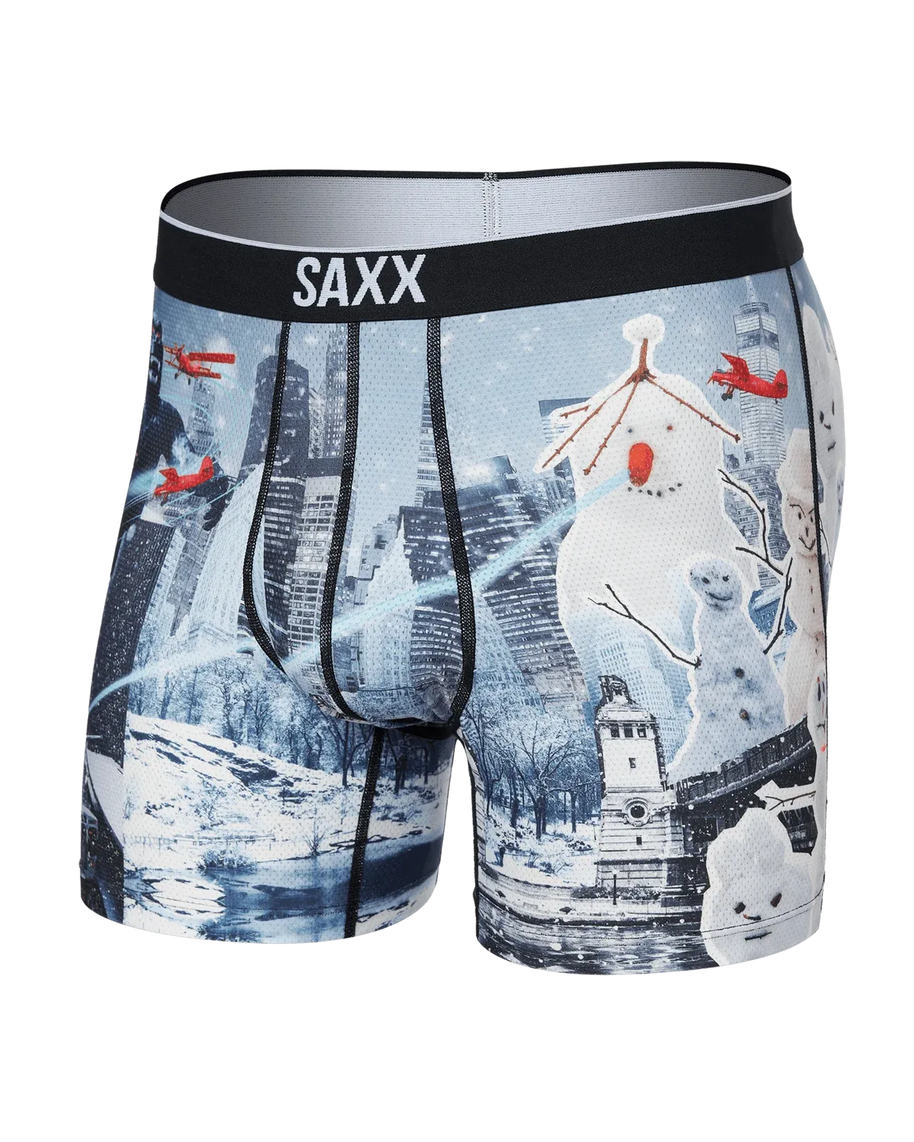 Saxx Volt Breathable Mesh Underwear - Frosty Invasion-Grey