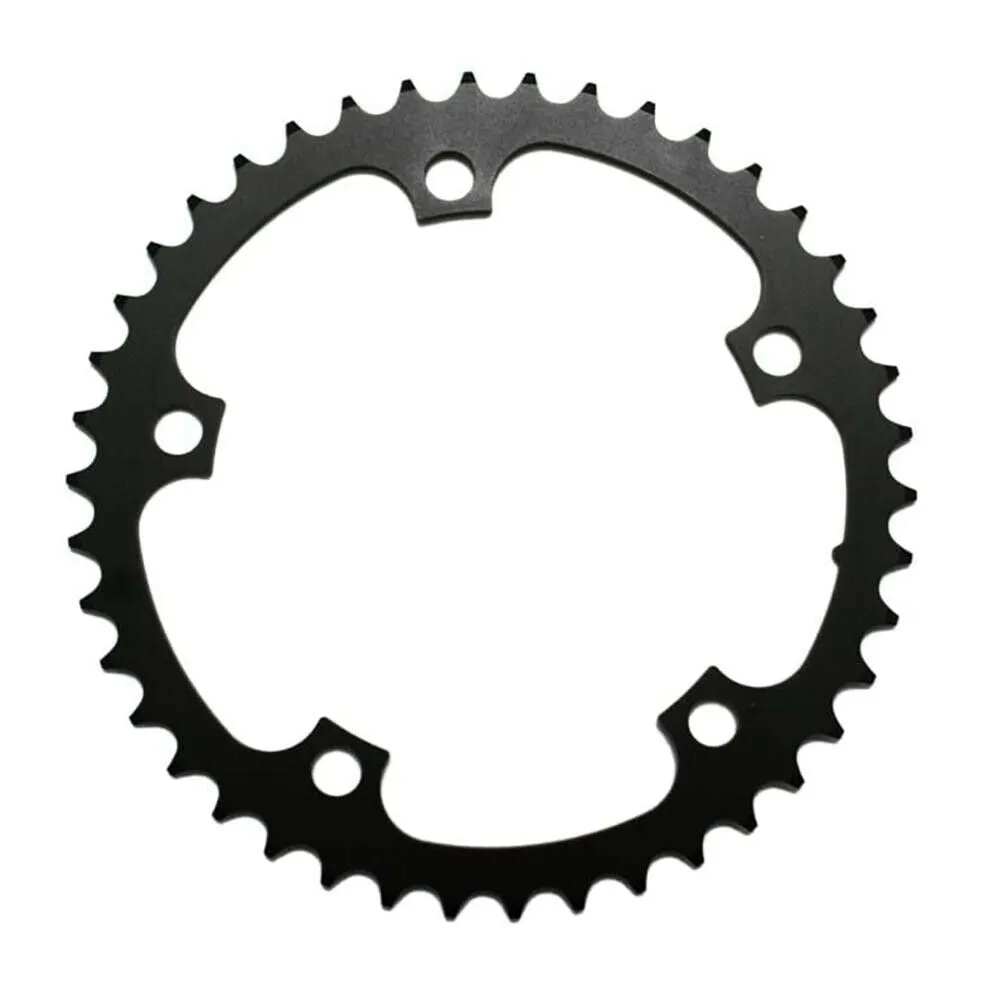 Single Speed Bicycle Chainring - 5 Bolt - 42T - Black
