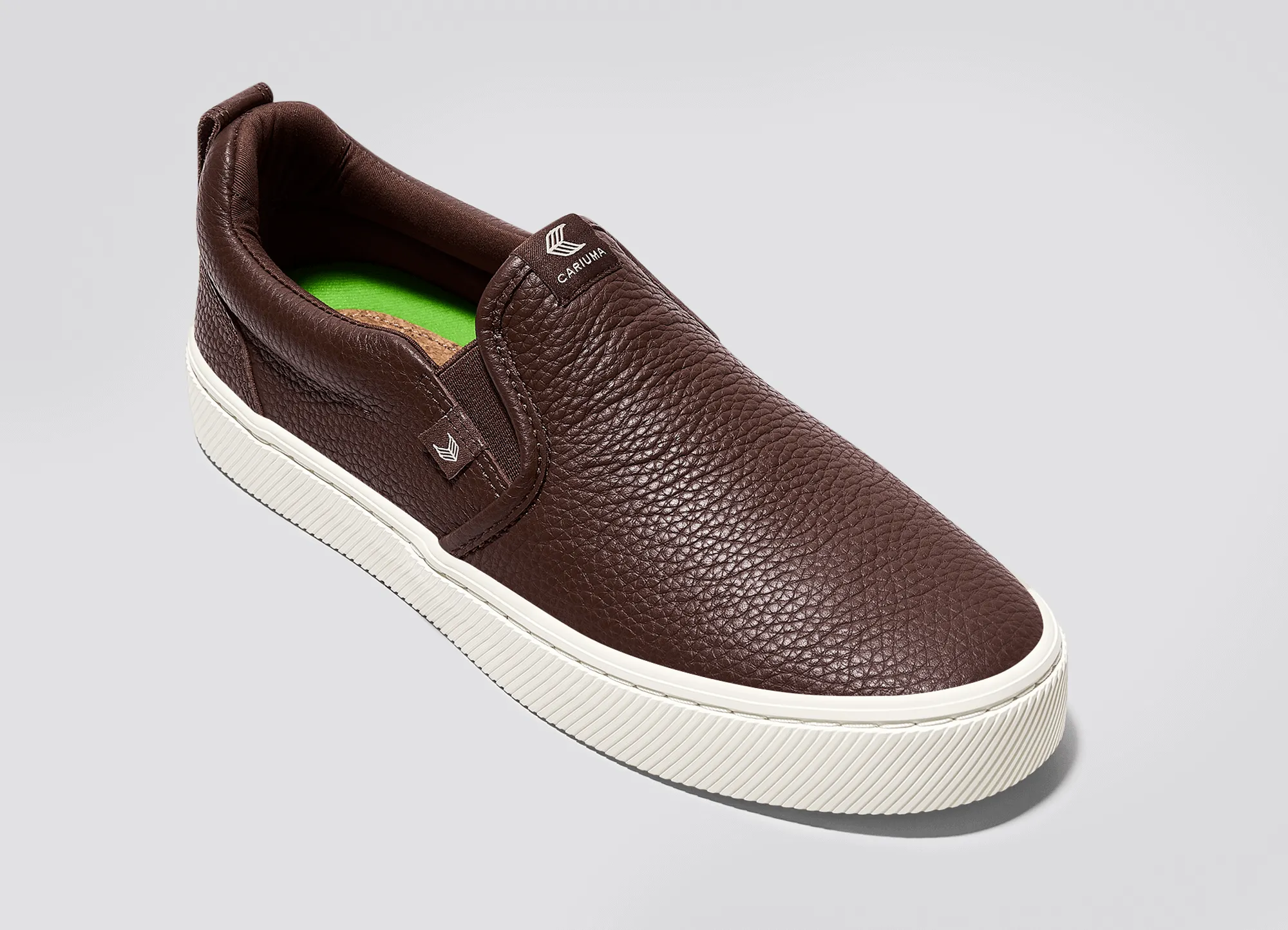 SLIP-ON Brown Premium Leather Sneaker Men