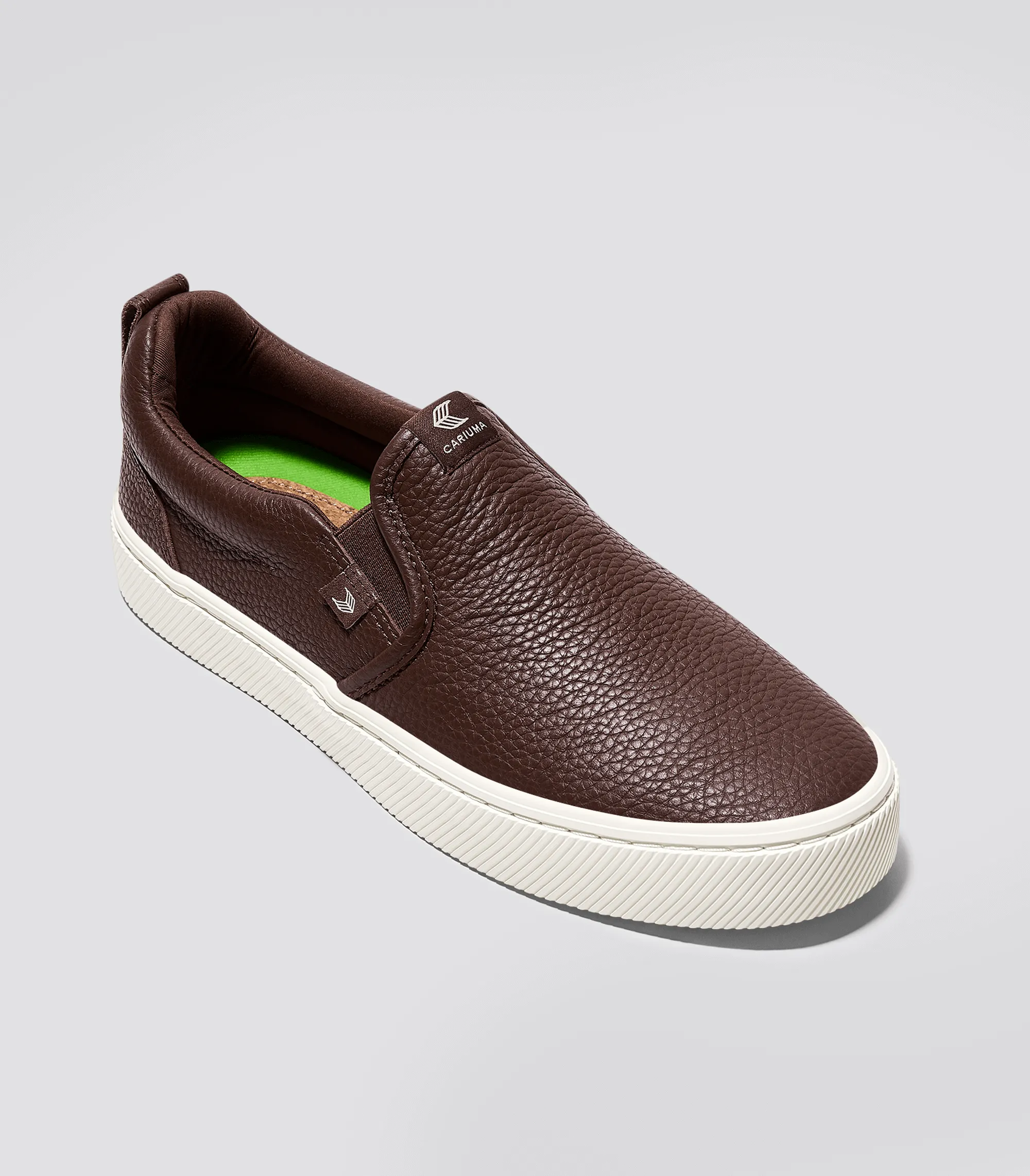 SLIP-ON Brown Premium Leather Sneaker Men
