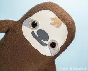 Sloth plush stuffed animal -  Manny the Sloth - Handmade plush toy
