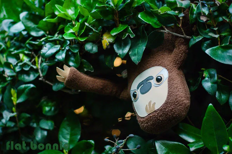 Sloth plush stuffed animal -  Manny the Sloth - Handmade plush toy