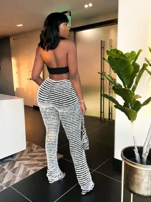 SNUGGLE STRIPED SLIP-ON | PANTS (S-XXL)