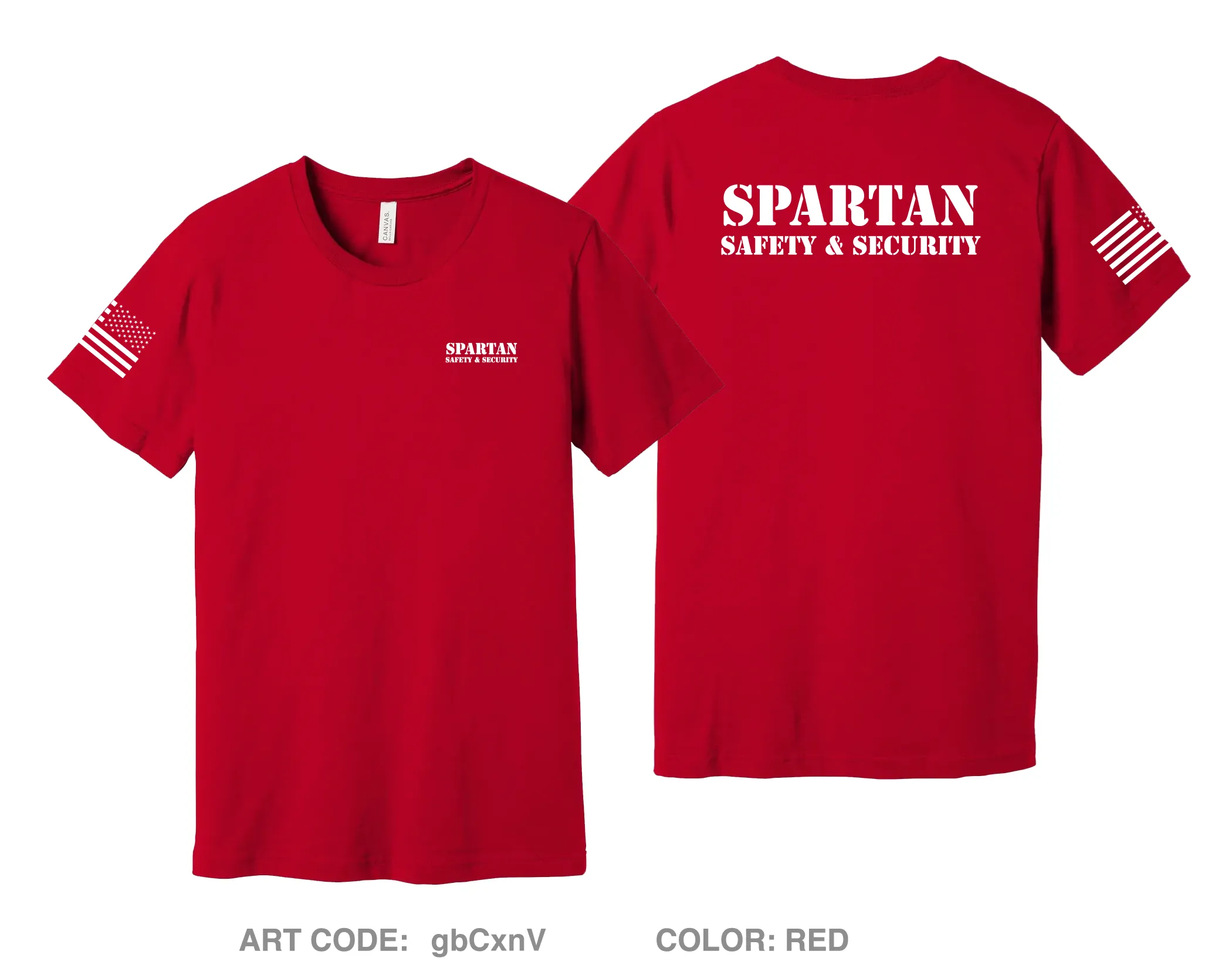 Spartan Safety & Security STORE 1  Comfort Unisex Cotton SS Tee - gbCxnV