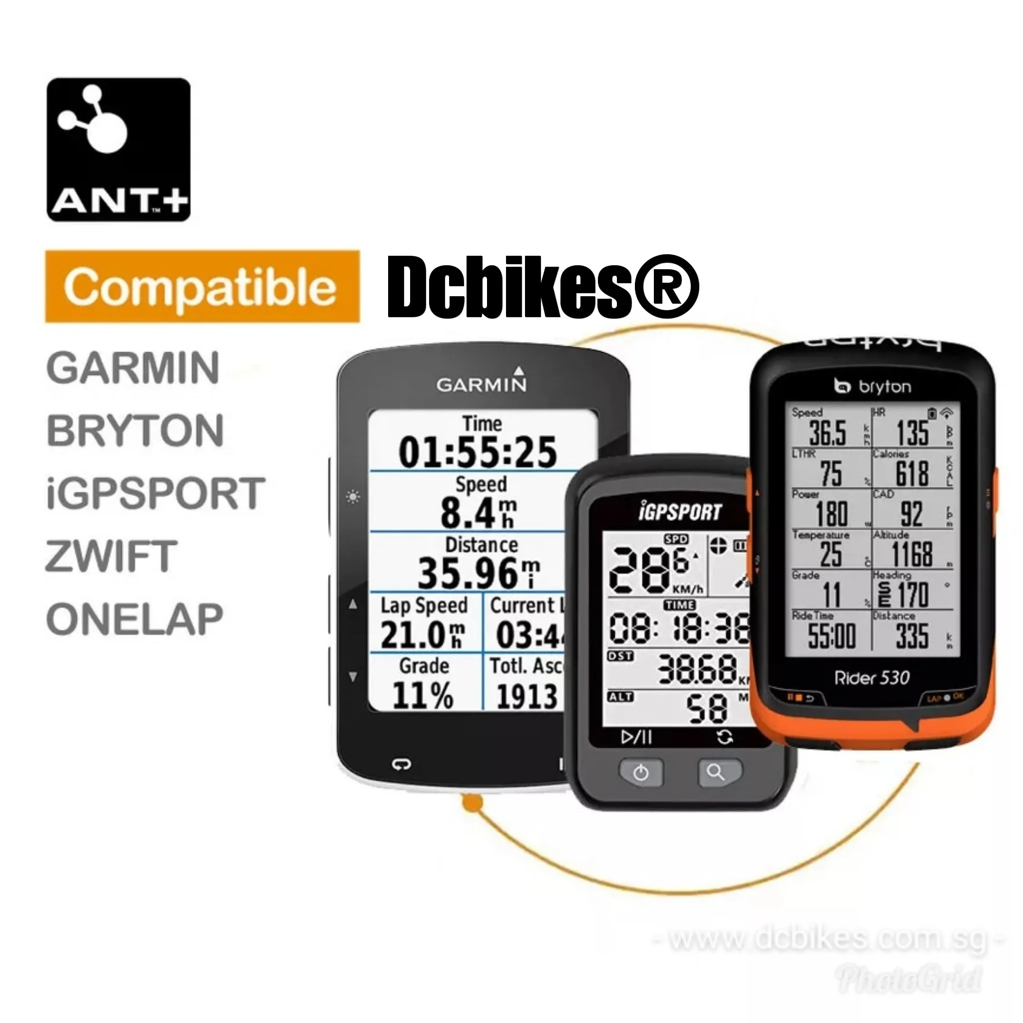 Speedometer Bluetooth 4.0 ANT  Speed And Cadence Ip66 Dual Speed Sensor For GARMIN iGPSPORT Bryton Etc