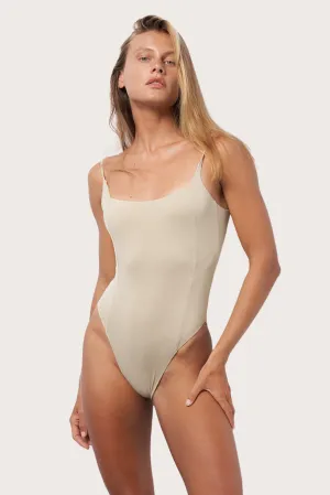 Square Neck One Piece - Shimmer