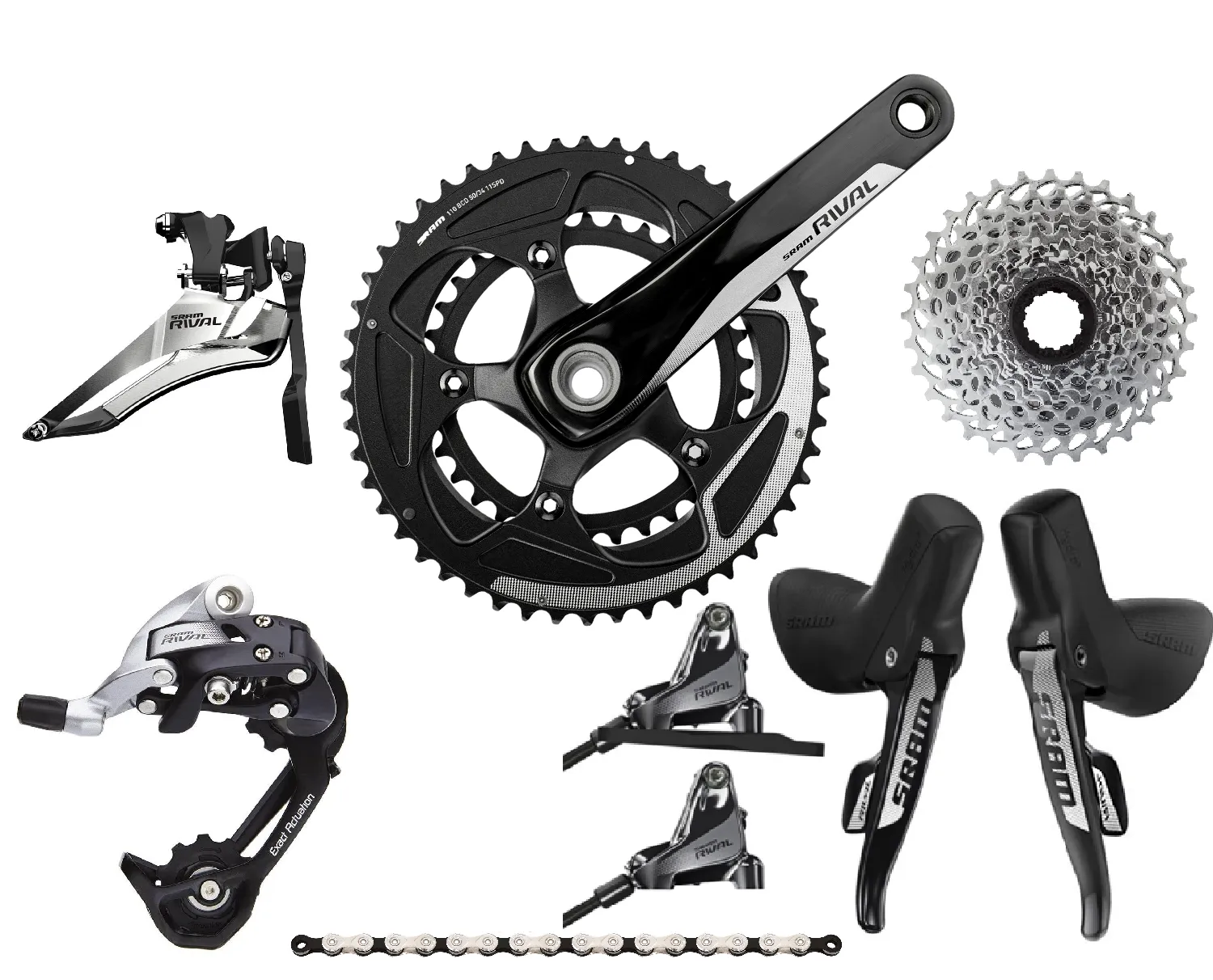 SRAM Rival 22 Hydraulic Disc Brake Groupset