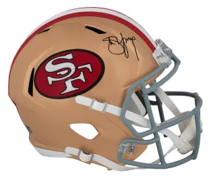 Steve Young Signed SF 49ers T/B Riddell Full Size Speed Replica Helmet -(SS COA)